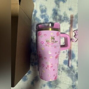 Stanley Pink Tumbler with Bow Design